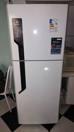 Geladeira Electrolux Frost Free 431L Efficient AutoSense Duplex Branca (TF70)