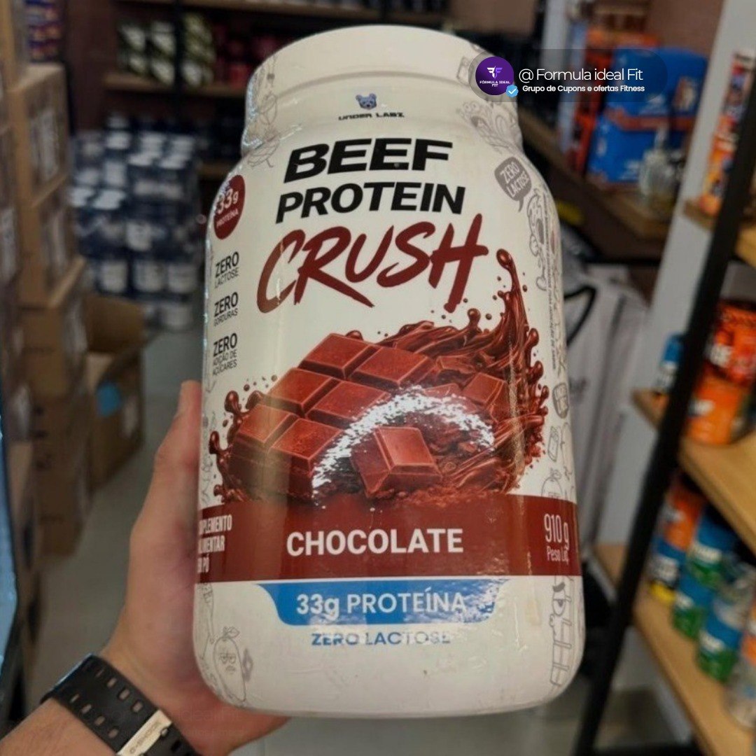 Beef Protein Crush Chocolate 910g - Under Labz Chocolate