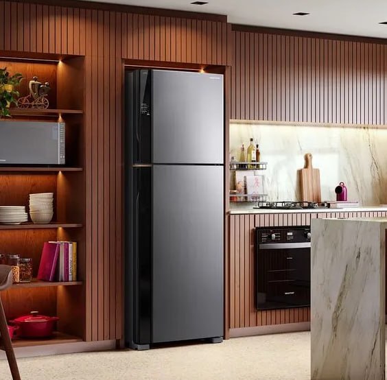 Geladeira Inteligente B= Smart Brastemp Frost Free Duplex 512 Litros Cor Inox - BRM62AK Bivolt