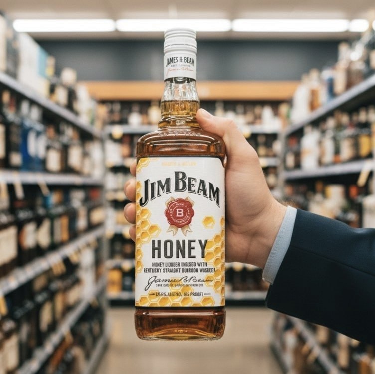 Jim Beam Whisky Honey Bourbon 1L