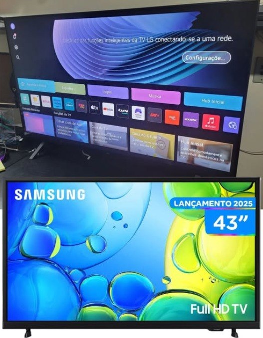 Smart TV 43" Samsung Full HD 43F6000F Tizen Hyper Real 2 HDMI