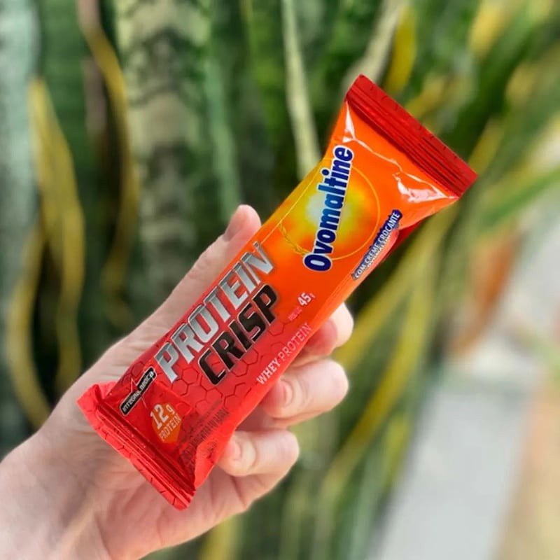 Barra de Proteína Integralmédica Crisp Bar Ovomaltine 12 Unidades
