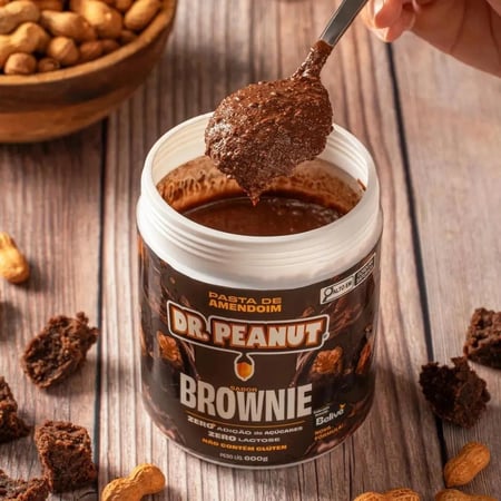 Pasta De Amendoim Gourmet Pote 600g Chocolate Dr. Peanut