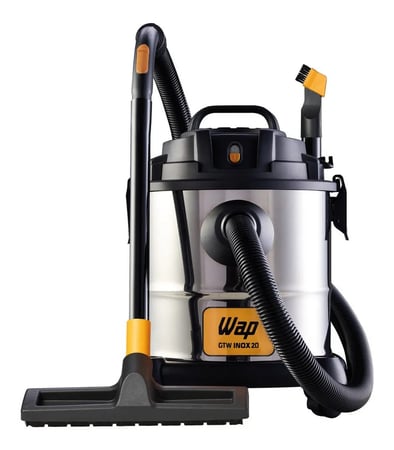 Aspirador Pó e Água Wap Gtw Inox 20 com Soprador 1600w 160mbar 20L