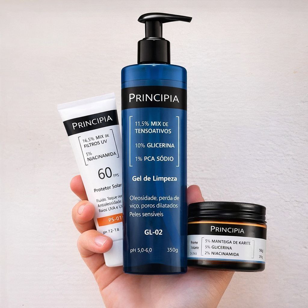 Principia Kit Completo Para Pele Sensível Com Fps 60