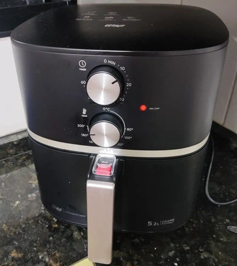 Fritadeira Elétrica Air Fryer Wap 5 Litros Com Revestimento Antiaderente Timer - 110v