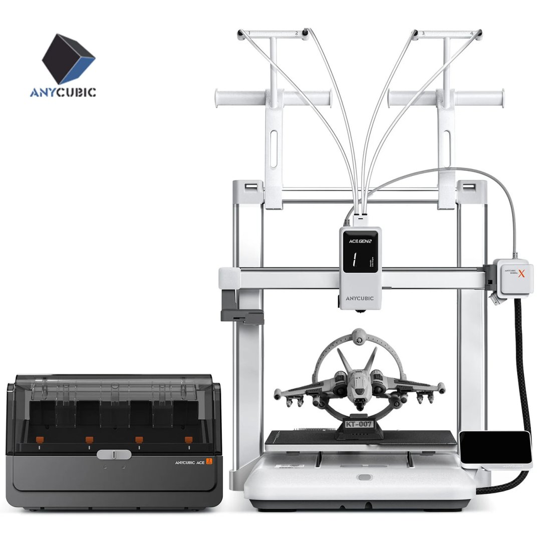 Impressora 3D ANYCUBIC KOBRA X COMBO 7 CORES/FILAMENTOS