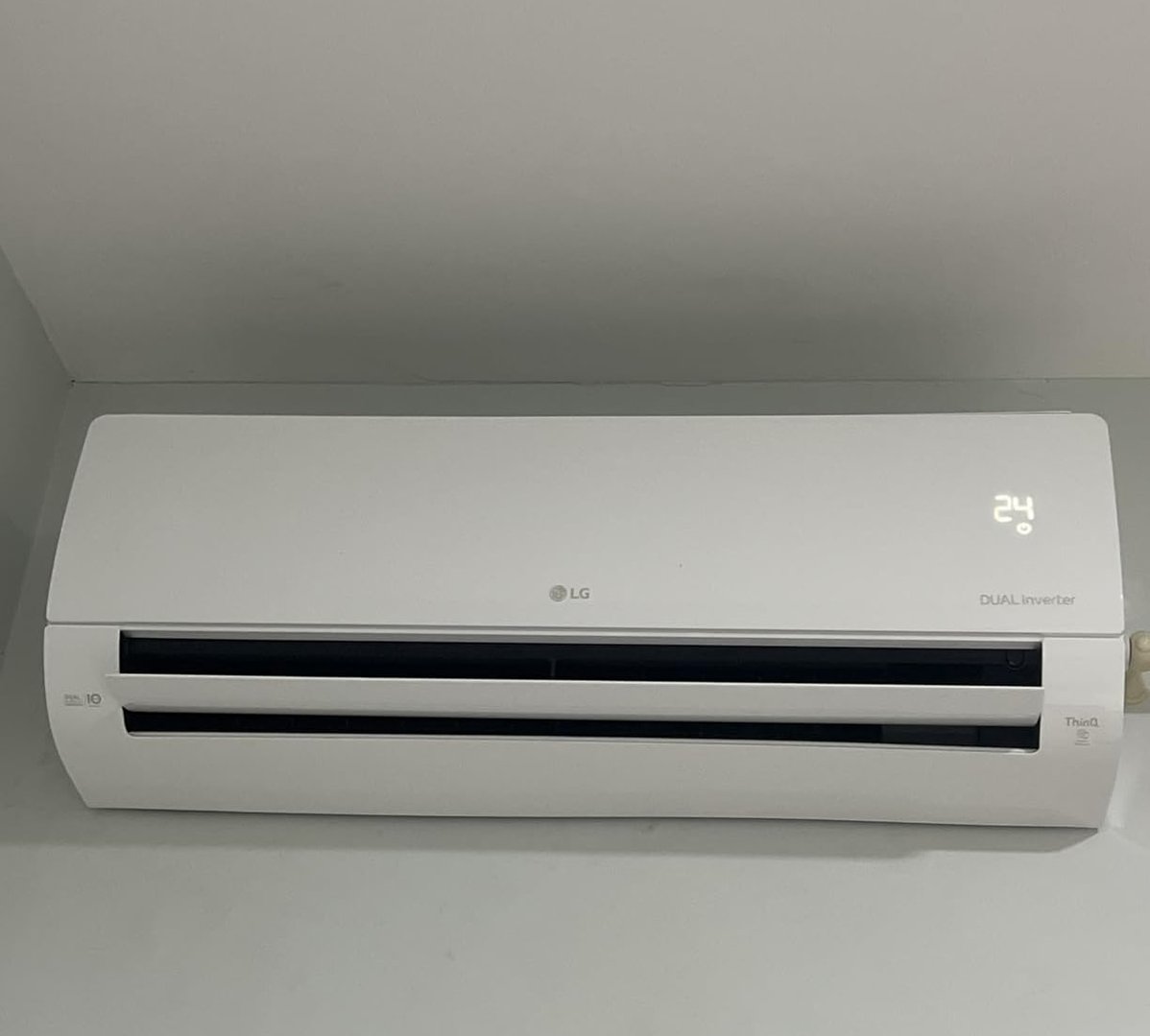 Ar Condicionado Split Inverter 12.000 Btus LG Dual Compact +IA Frio S3-Q12JAQAL - 220 Volts