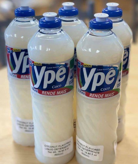 Kit Detergente Lava Louças Ypê Coco 500ml - 6 Unidades