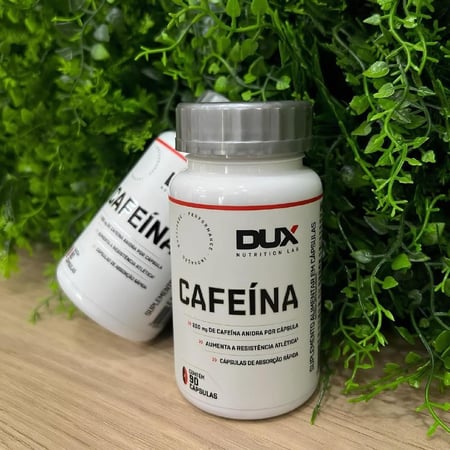 Cafeína - Pote 90 Cápsulas Dux Nutrition Sem Sabor