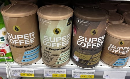 Supercoffee Vanilla Latte - Economic Size (380g) - Caffeine Army