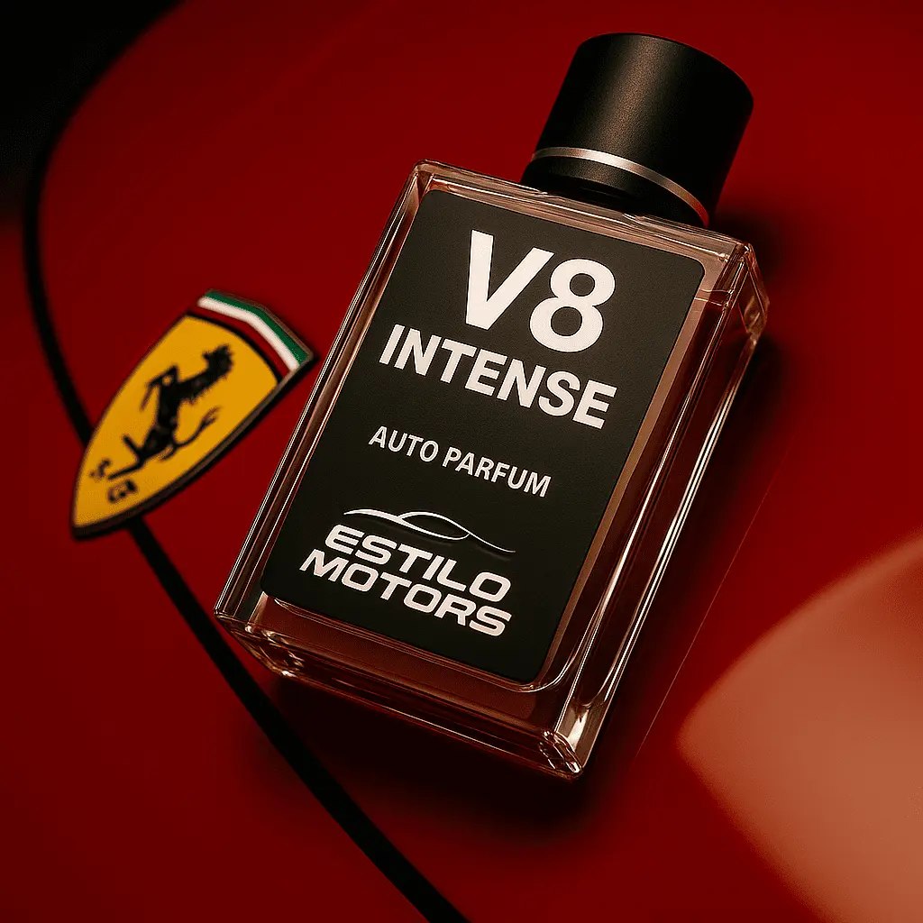 Perfume Para Carros V8 Intense Estilo Motors Cheirinho Branco