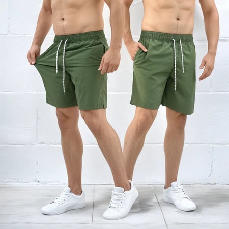Kit 5 Shorts Masculino Praia C Lycra Tactel Academia Bermuda