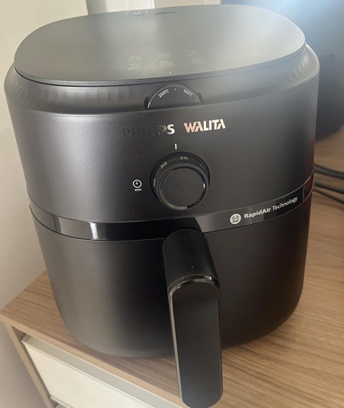 Fritadeira Elétrica Air Fryer Philips Walita Série 1000 Tecnologia RapidAir c/ Timer 6,2L ...