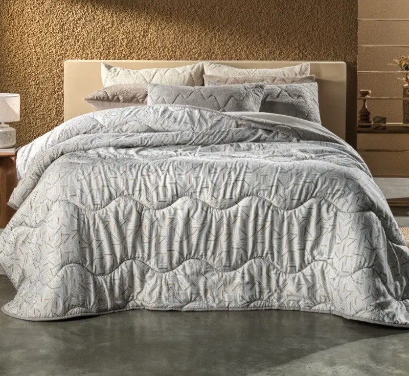 Coberdrom Altenburg Edredom Grosso Casal Dupla Face Blend Comfort