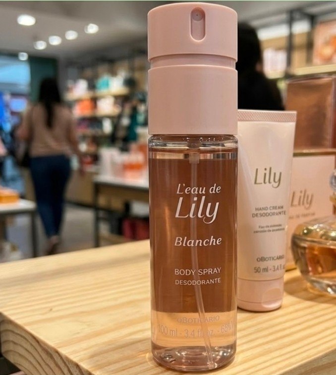 O Boticário Body Spray Leau De Lily Blanche 100 Ml