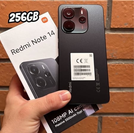 Smartphone Xiaomi Redmi Note 14 Pro 5G Midnight Black (Preto) 8GB RAM 256GB ROM NFC