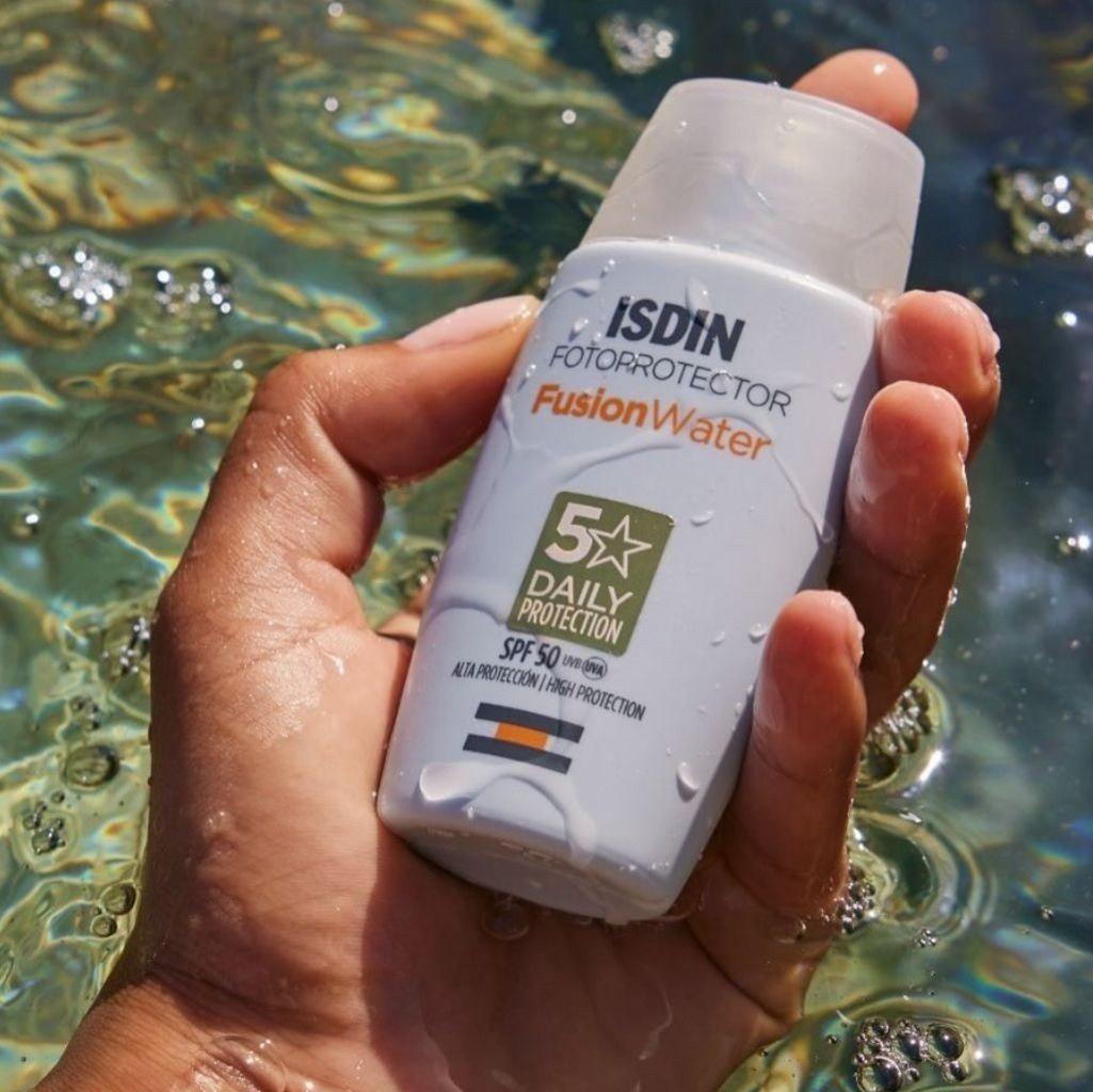 ISDIN Protetor Solar Facial Fusion Water 5 Stars Sem Cor FPS 60 - 50ml