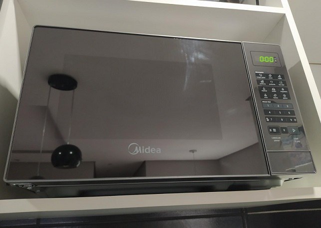 Micro-ondas Midea 20L Prata Espelhado Receitas Pré-programadas - 220v