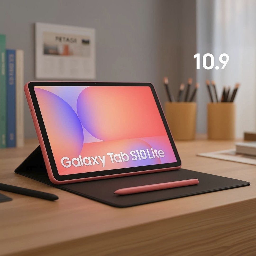 Galaxy Tab S10 Lite, 128GB, Tela 10.9", WIFI, Vermelho