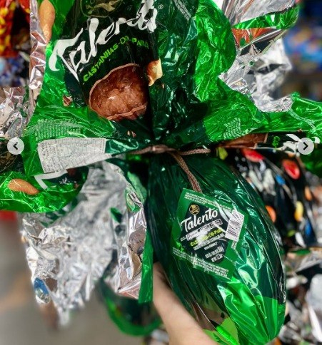 Ovo de Páscoa Garoto Talento Castanhas-do-Pará Ao Leite 350g Premium