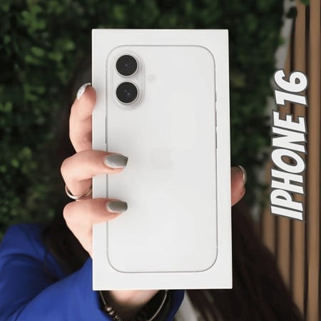Apple iPhone 16 (128 GB) – Branco