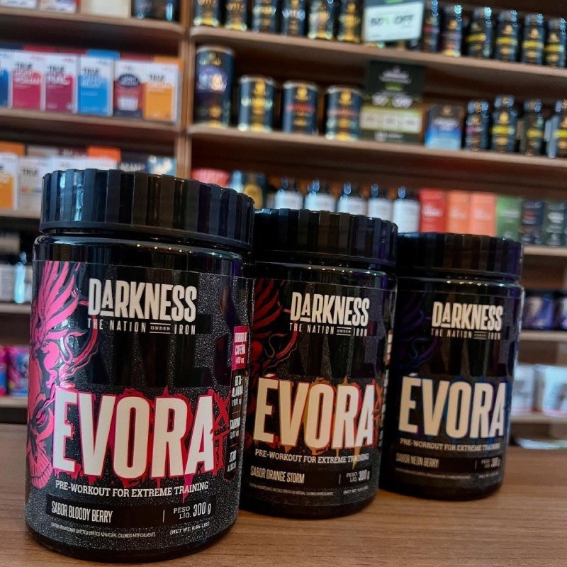 Évora Xt Pré Treino Bloody Berry 300g Darkness