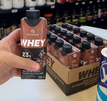 Piracanjuba ProForce 23g de Proteínas Zero Lactose Sabor Cacau - 12 Unidades de 250ml