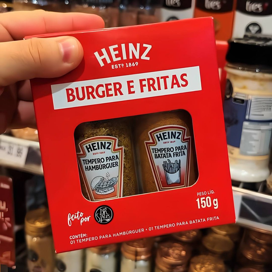 Heinz Kit Temperos para Hambúrguer e Batata 150g