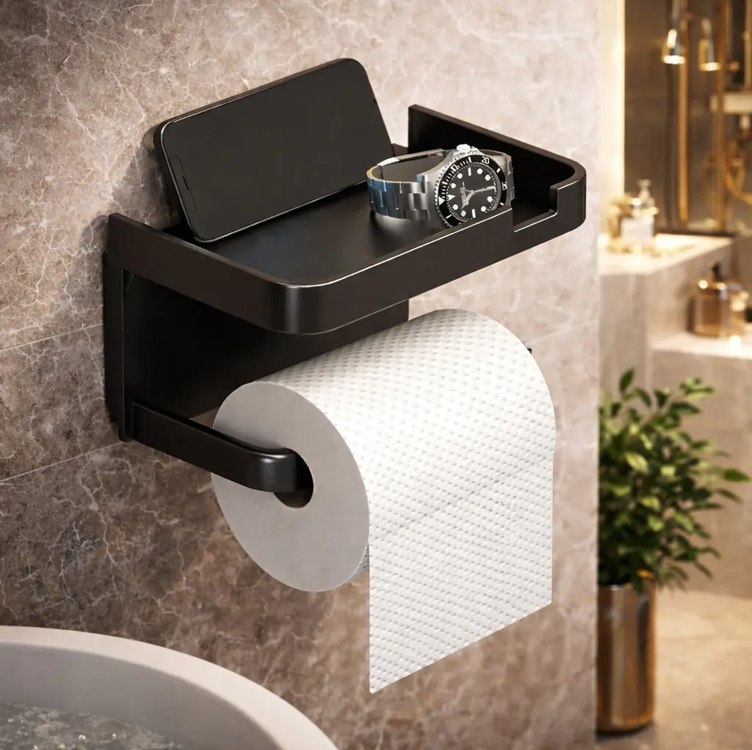 Suporte Papel Higiênico (sem Necessidade De Furar)-xlh