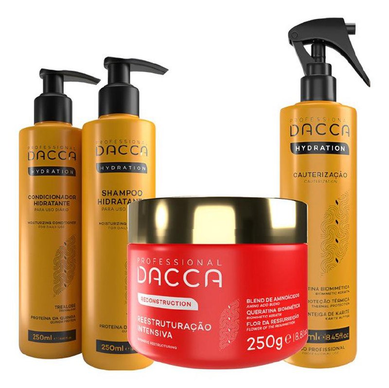Kit De Cauterização Dacca Profissional Máscara De Hidratação
