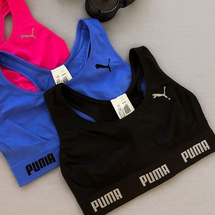 Top Puma Original Feminino Alta Sustentação Academia Fitness