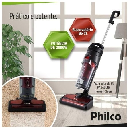 Philco Pas4000v Aspirador De Pó Cor Preto