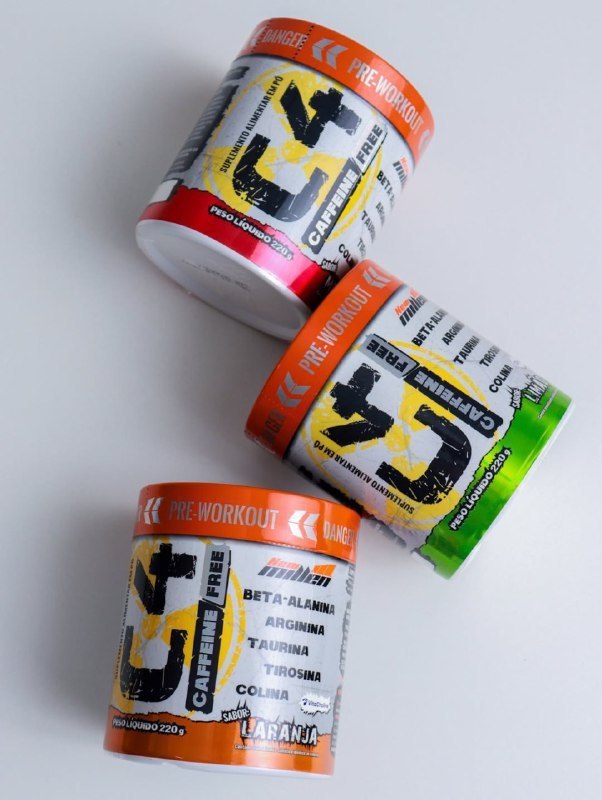 C4 Caffeine Free 220g - New Millen (pré Treino Sem Cafeína) Sabor Laranja