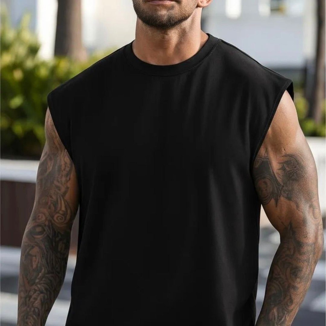 Regata Oversized Masculino Tamanho Grande Básica Lisa