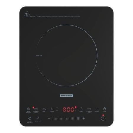 Cooktop Tramontina Portátil Slim Touch 127 Volts 110v