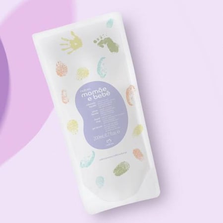 Refil Sabonete Líquido Relaxante da Cabeça aos Pés Mamãe e Bebê 200 ml