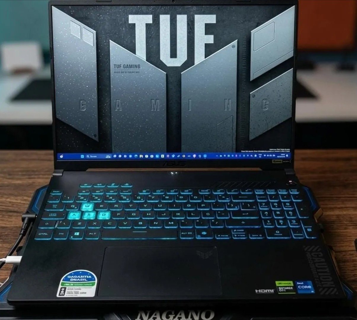 Notebook ASUS TUF Gaming F16 Intel Core i5 RTX 5050 8GB Ram 512GB SSD KeepOS/Linux, 16.0'' FHD - Jaeger Gray
