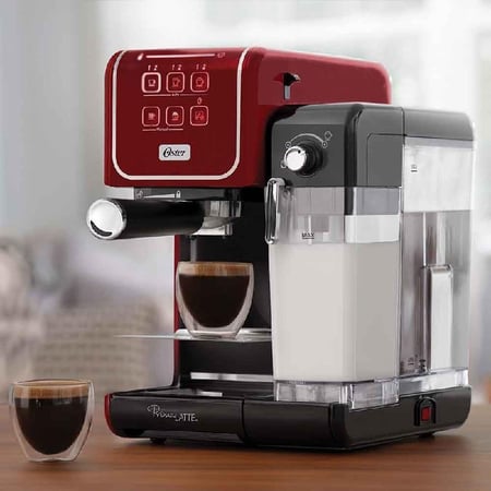 Cafeteira Espresso Oster PrimaLatte Touch Red - 127V