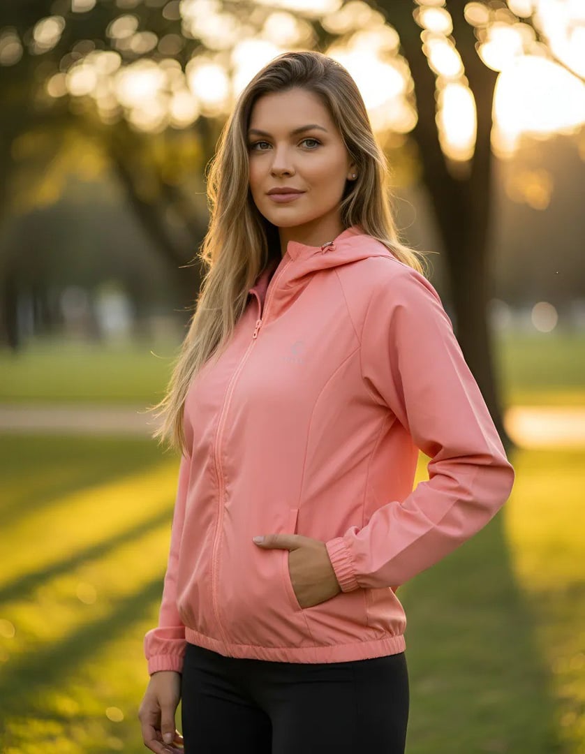 Jaqueta Feminina Izing Corta Vento Treino