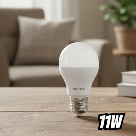 Lampada LED bulbo Philips, branco frio, 11W, Bivolt (100-240V), Base E27