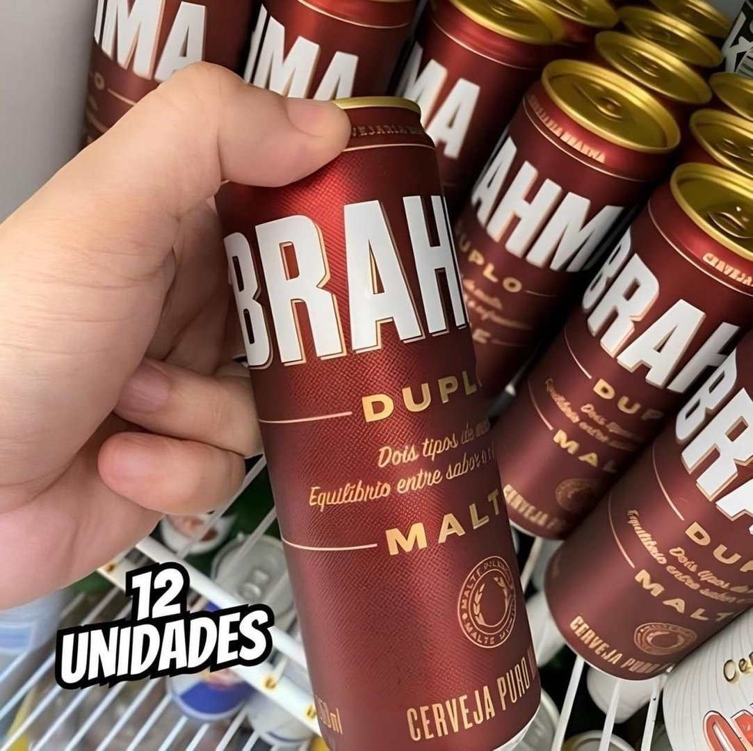 Pack Cerveja Brahma Duplo Malte 350ml - 12 unidades