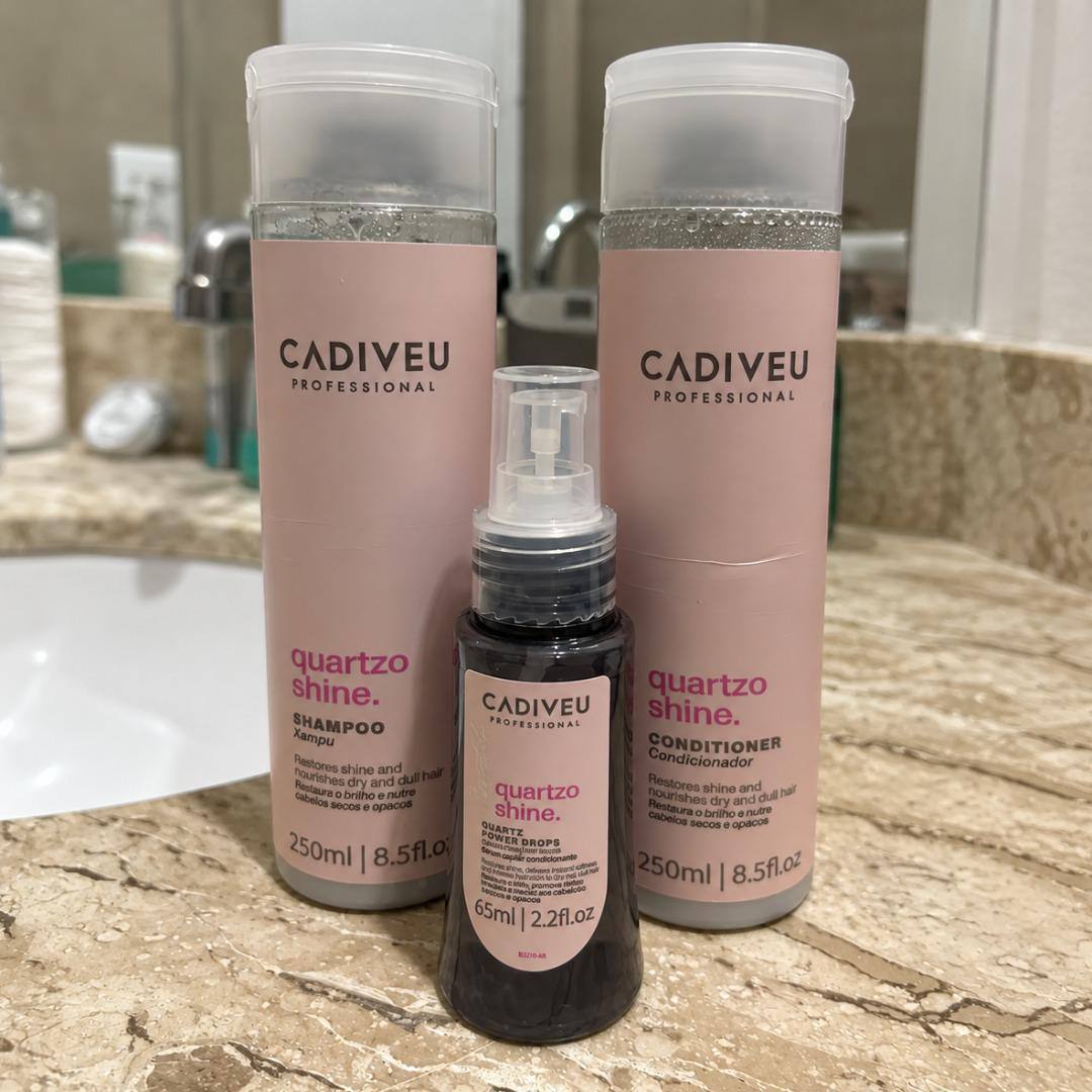 Cadiveu Professional Kit Quartzo Shine (3 Produtos)