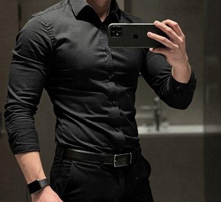 Camisa Social Masculina Slim Fit Premium Passa Facil Branco Liso G