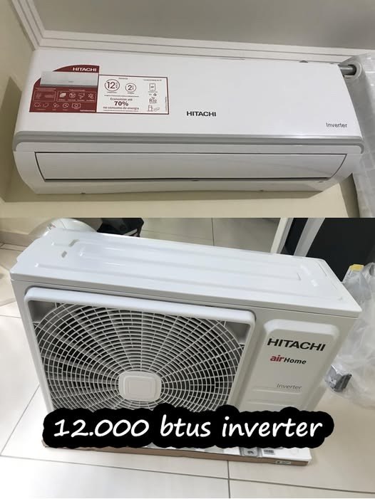 Ar Condicionado Hw Inverter Hitachi Airhome 12k F 220v R-32 220v