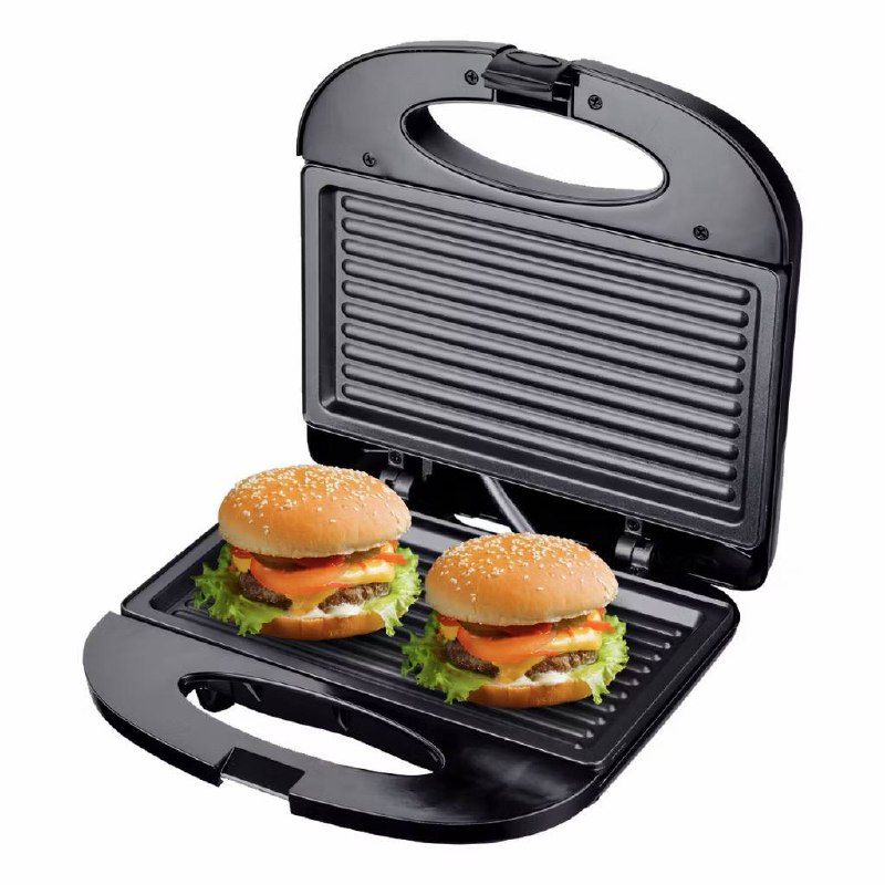 Sanduicheira Grill 2 em 1 Antiaderente Sumay Preto