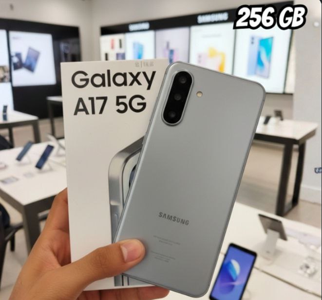Celular Samsung Galaxy A17 Com Ia, 256gb, 8gb Ram, Câm De 50mp, Tela De 6.7 , Nfc, Ip54 - ...