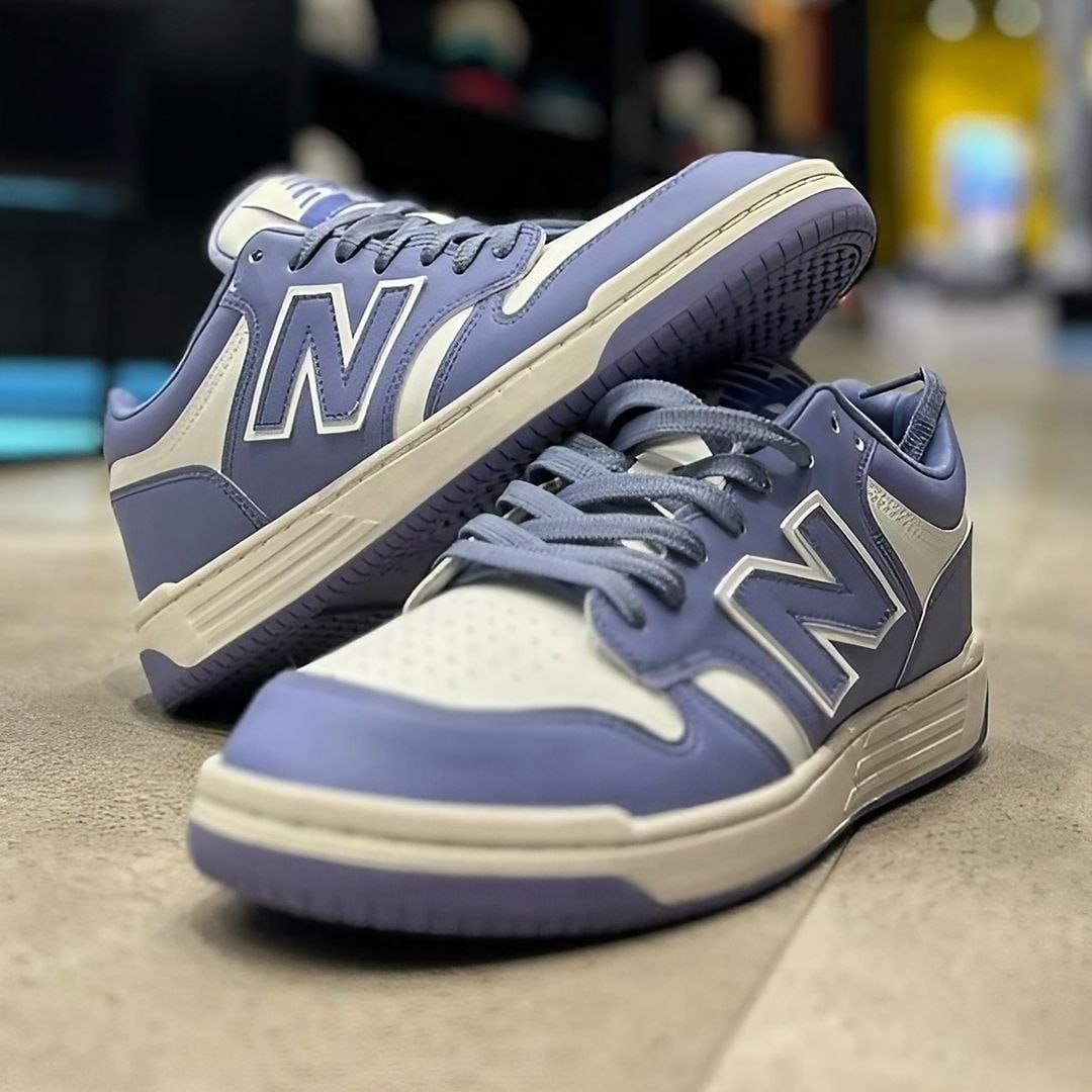 Tênis Feminino Urbano Retrô Couro Sintético 480 Low Nb 