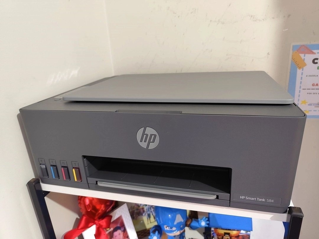 Impressora Multifuncional HP Smart Tank 581 Tanque de Tinta Colorida Wi-Fi, USB - Alta Eco...