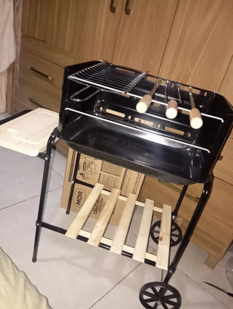 Churrasqueira Califórnia Bacia Esmaltada Preto
